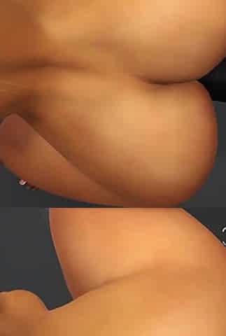 Hot fucking! Sexy blonde with many boobs gets fucked by crazy chef