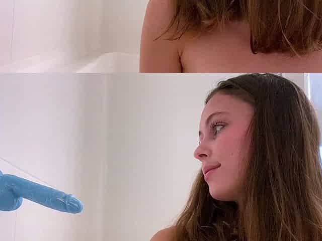 Cute amateur webcam teen girl toying pussy on webcam