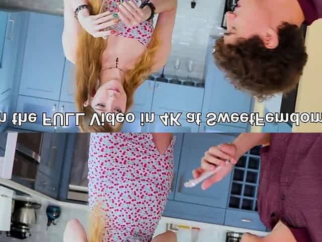 Redhead Babe Blows Hard Cock