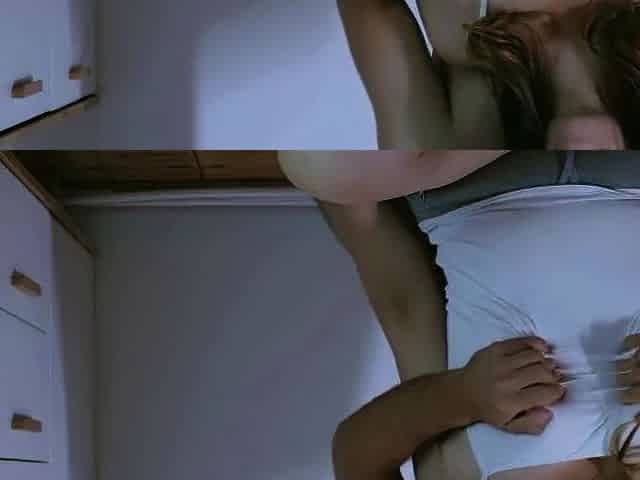 Big-Breasted MILF Gives POV Blowjob After Workout