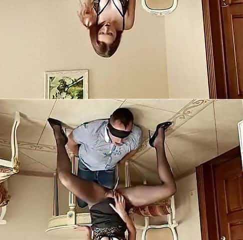 Slut Mistress pee on her slave boyfriend