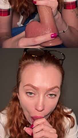 Naughty Student Takes Dildo Deep and Gets Filled Pussy with Cum