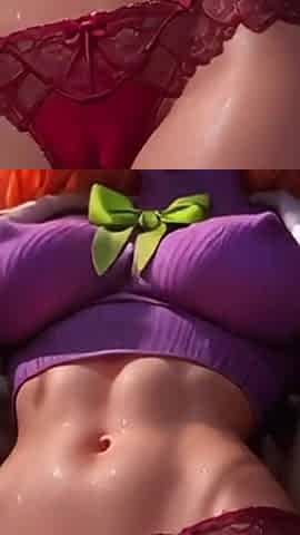 Sexy Dance with Big Boobs and Cameltoe Pussy Panties