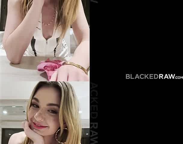 Petite Blonde With Perky Tits Rides Massive Black Cock Reverse Cowgirl