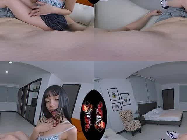 VRLatina - Cute Looking Latin Teen Porn Debut VR