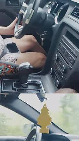 Breasty Blond mother I'd like to fuck Car Quickie