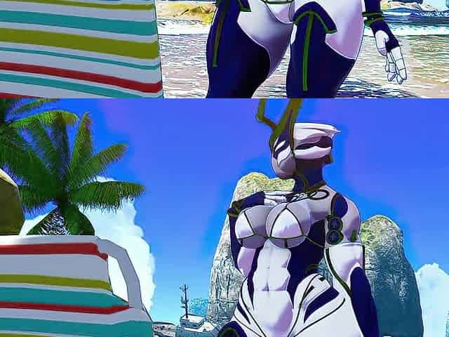 Warframe Hildryn Beach Massive Knob Face Screw - Fansly Preview - VRChat ERP