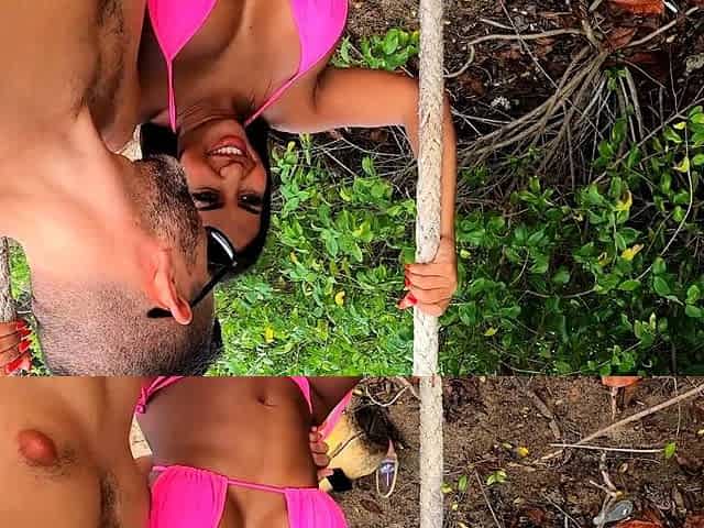 Big Tits Thai Bombshell Gets Picked up in Public Beach