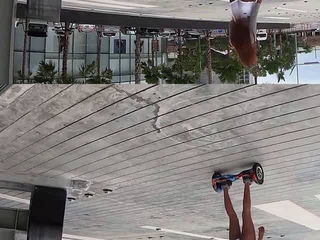Hoverboard fun with big ass Thai GF and horny sex once home