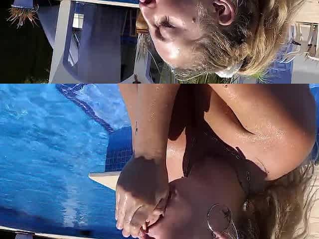 Venom Amd Elian Hawt Fuks in the Pool.