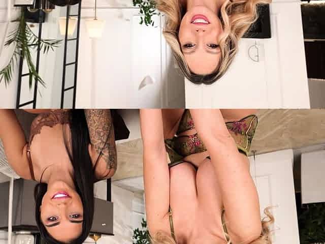 JOI Foot Tease With Karina King And Black Angel