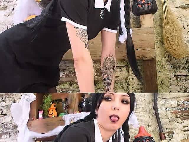 Wednesday Addams, Fellatio + Facial!