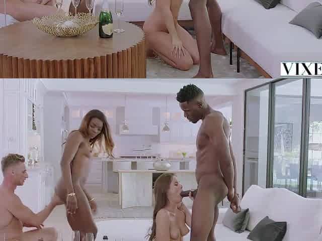 Swinger Couple Enjoy Foursome