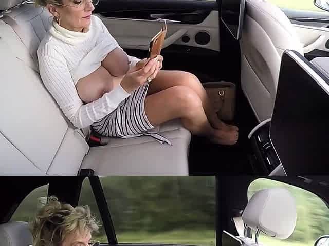 Lady Sonia - In Car Candid Footage