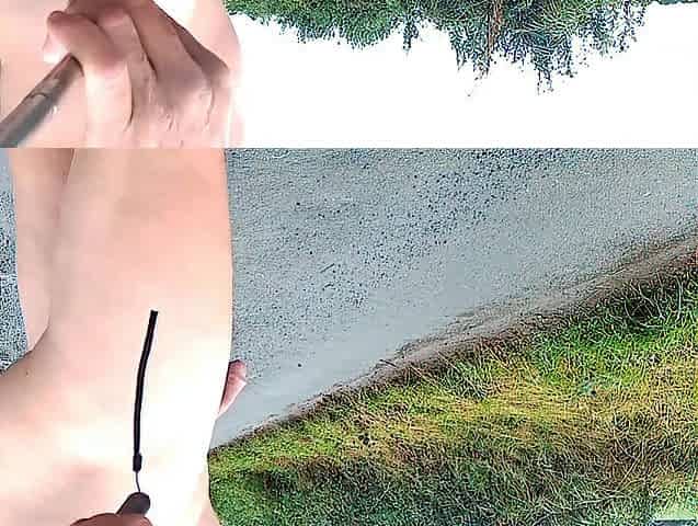 Left clothing in car. Walk around on road and feild