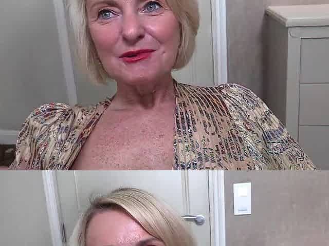 Blond Cougar, 55, Sucks My Cock6469 two