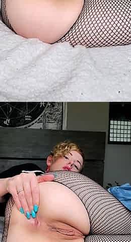 Sexy hottie Anetta Keys enjoys a solo toy masturbation