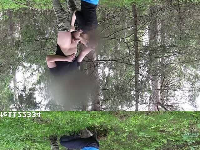 Stranger Girl on Guy in the Forest and Sucking Him off