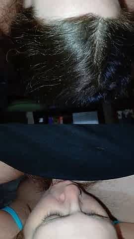 Real Deepthroat From Naughty Blue Eyed BBW In Parents House