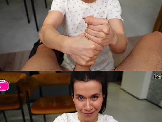 I assist my neighbour relax, my butt is emptying his nuts