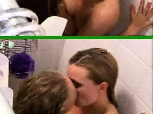 Teen has lesbians sex with blonde Milf