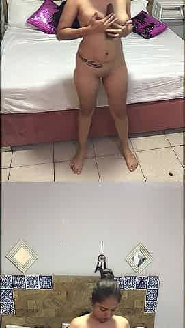 Pink white hotty for u!