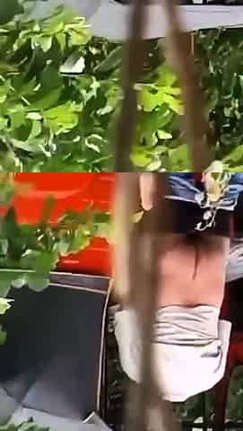 Mexican girl gets Creampie in golf cart