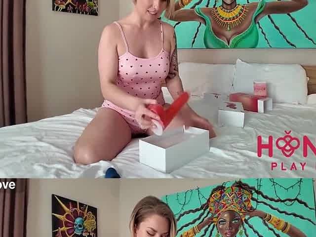 Andre Love And Honey Moon In I Received Some New Toys From Honey Play Box. Use The Promo Code To Get A Discount
