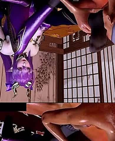 3D Curves Glow: Booty Girl Unchained - 3D Animation Hentai