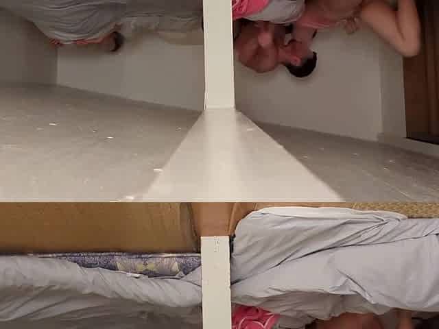 Hot homemade tape of a lucky Asian guy fucking her horny stepdaughter in his bed