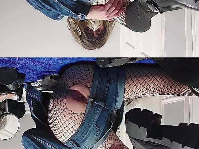Hot femboy Anal fruit play