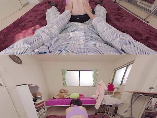 Pulled Close From Behind, Ending Between Her Cleavage. VR. - Part1