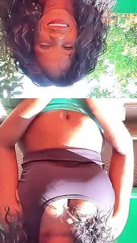 Stepdad Find Me Doing Yoga Outside and Cant Resist My Sweet Young Pussy