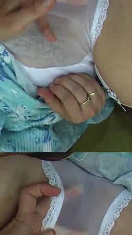 Colorful Vintage Dress and Nylons 1