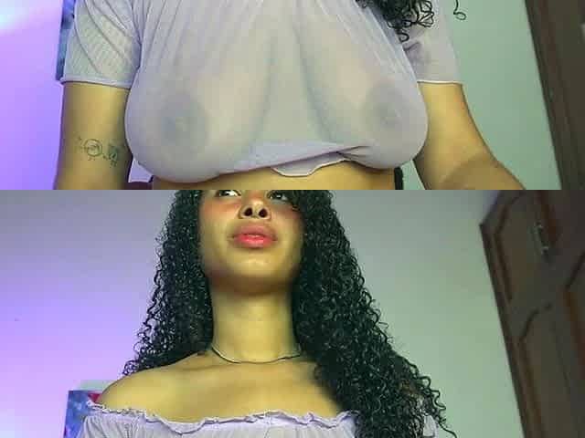 Big boob brunette masturbates on webcam