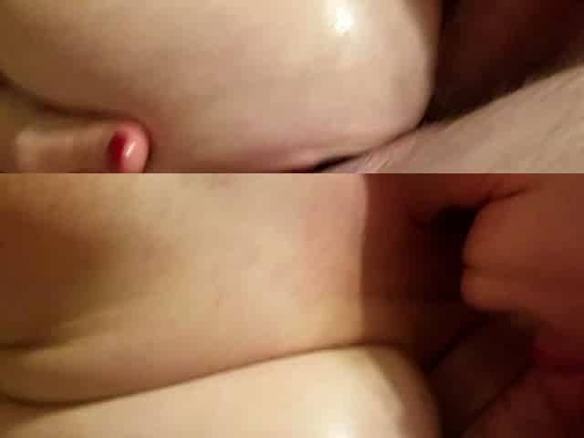 Busty brunette bitch with big boobs