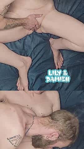 romantic fetish play with lily and damien and smoke