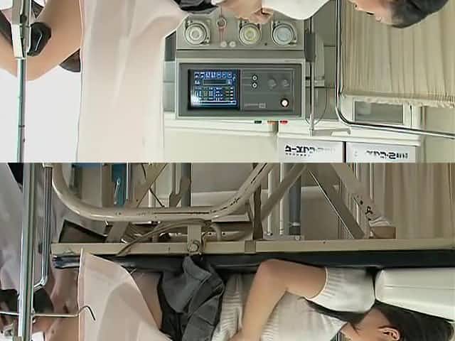 Dildo fuck for a sweet Japanese teen during Gyno exam