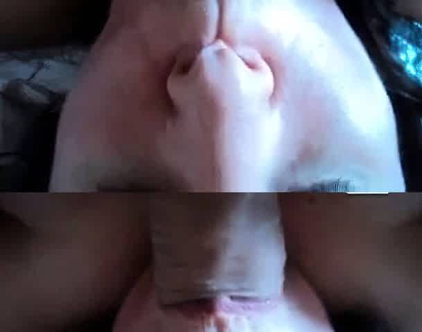 Blonde Girl's Webcam Show: From Facesitting to Facial