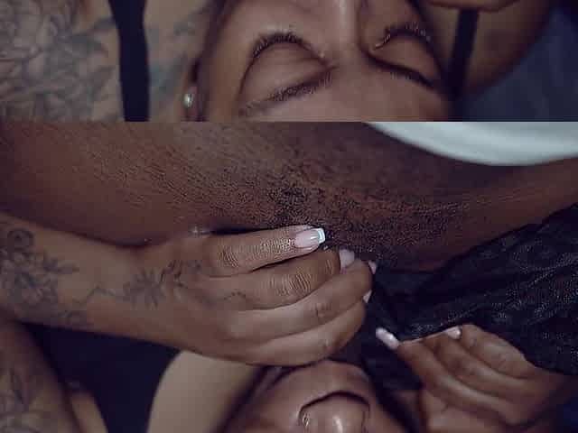 This babe likes cum in her throat