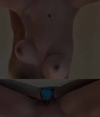 Riding My Large Vibrator in the Shower