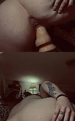 Screwing Myself and Making Myself Cum