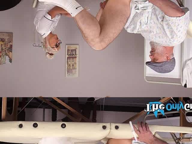 Hot nurse got laid by retired senior