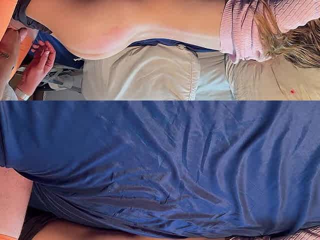 Babysitter Backrub Ends With Creampie