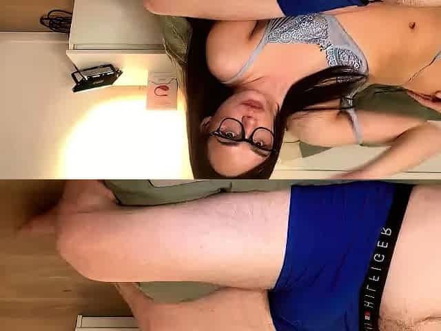 Petite small tit babe with perfect pussy masturbates