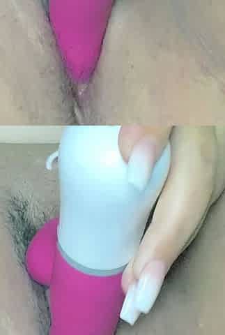 Close Up Pierced Twat Toying