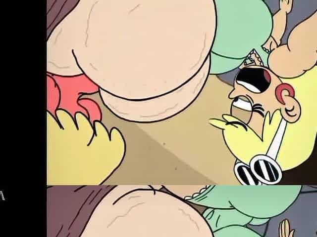 Rita is anally permeated by Leni's jock