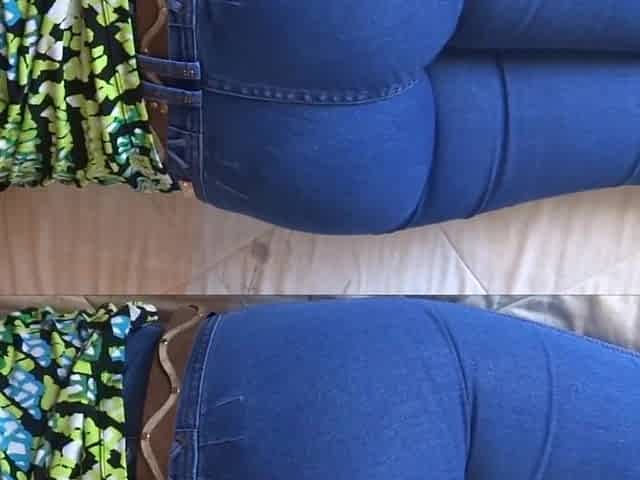 I show my large butt with my jeans on and my jeans down, they fondle me and wanna bang me