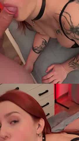 POV: Juicy Ass and Deepthroat Takes Cum on Her Pretty Face