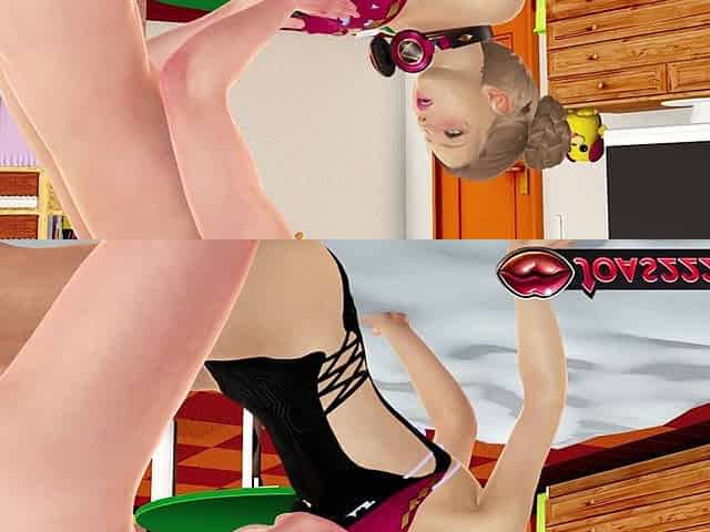 E-girl Amy: 3D Hentai with Camel Toe Panties, POV Big Tits Play, G Spot Fingering, and Anal Vibrator Squirt Animation